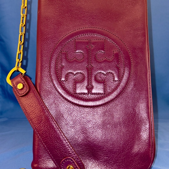 Tori Bruch Reva Bombe Clutch Purple - Picture 1 of 14